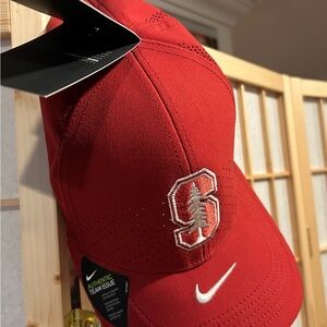 Nike Red Hat with White Logo